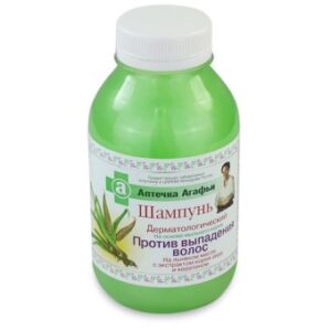 Dermatological shampoo. Against hair loss. Based on soap root.