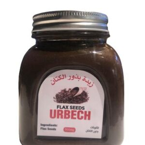 زبدة بذور الكتان الطبيعية